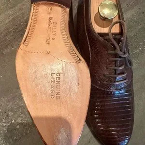 Bally | Shoes | Bally Genuine Lizard Lace Up Oxfords 95  display picture 2
